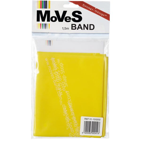 MoVes Band -Pack con 25 unidades de Bandas Resistencia de 1'5 metros.