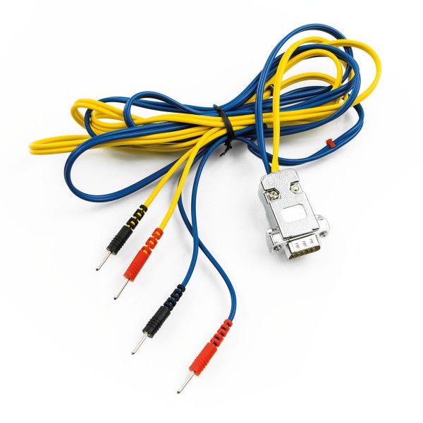 Cable amb connexió rectangular per a equips electroteràpia New Age