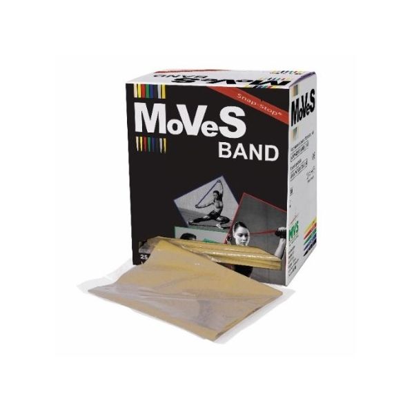 MoVes Band -Pack con 25 unidades de Bandas Resistencia de 1'5 metros.