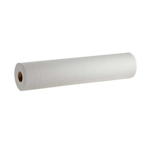 Papel camilla pasta pura 2 capas 59 cm x 70 m con precorte de 180 cm.  (36 rollos) - DINO